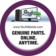 Genuine Parts Sticker Example